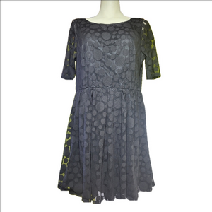 LC Lauren Conrad Elegant Black Lace Dress